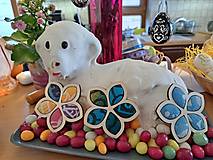 Dekorácie - Veľkonočné dekorácie (Vajíčko, zajačik, kvetinka - set) - 16478277_