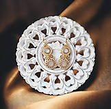 Náušnice - Šujtášové náušnice GOLDEN LUXURY - 16478222_