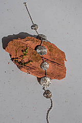 Náhrdelníky - Strieborný náhrdelník lamellae - 16477719_