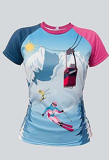 Topy, tričká, tielka - PEAX Ski Mountain – funkčné tričko - 16476714_
