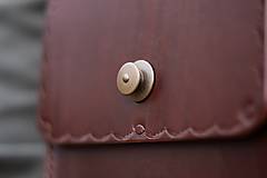 Pánske tašky - Malá kožená taška cez rameno - 16476550_