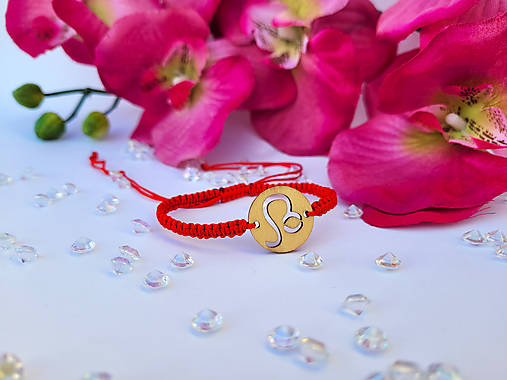 Náramky - Náramok proti urieknutiu Znamenie zverokruhu (Lev) - 16476056_