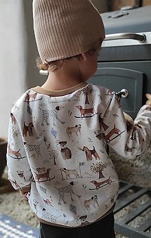 Detské oblečenie - Mikina psíky - 16479739_