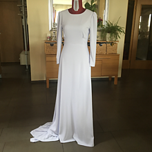 Šaty - Minimalistické svadobné šaty - 16479125_
