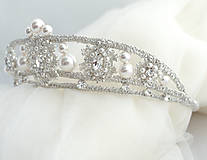 Sady šperkov - Kráľovský čipkovaný svadobný set (Ag925) - 16481605_