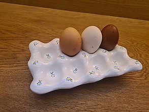 Príbory, varešky, pomôcky - Veľkonočný podnos na vajíčka - 16482411_