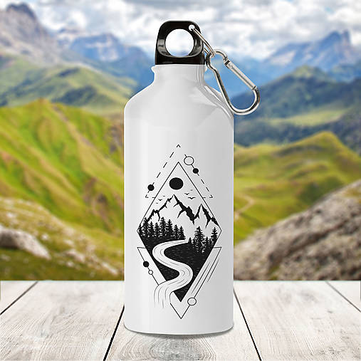 Nádoby - HORY 4 turistická fľaša - 16481154_