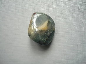 Minerály - Troml. kámen – heliotrop 24 mm, č.26f - 16482423_