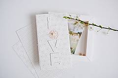 Papiernictvo - Svadobný pozdrav - perforovaná mini mandala I - 16485010_