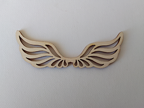 Polotovary - Macramé / anjelské krídla 10 cm x 3,5 cm / na macrame tvorbu - 16485252_