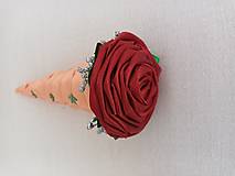 Dekorácie - Bordová ruža - 16483653_