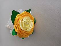 Dekorácie - Žltá ruža - 16483692_