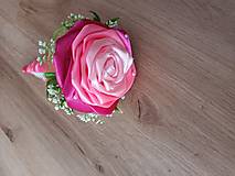 Dekorácie - Ružová ruža - 16483704_