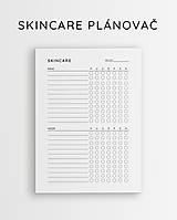 Grafika - Skincare plánovač - týždenný plán skincare rutiny - 16485537_