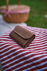 Peňaženky - Dámska kožená peňaženka - 16483061_