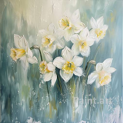 Grafika - Narcisy (č.74) - 16484059_