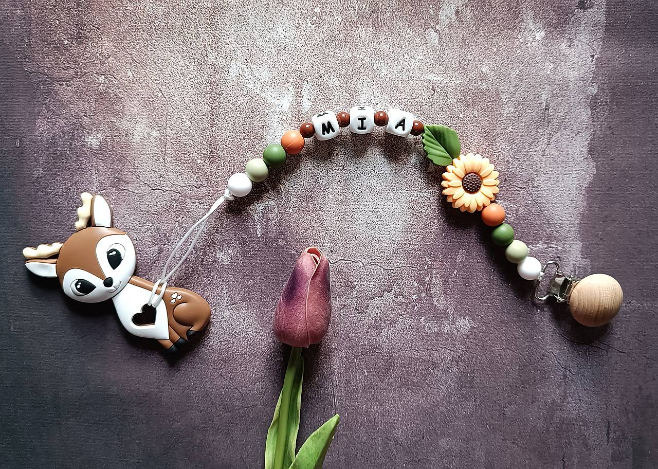 Silikónové hryzatko jelenček