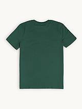 Pánske oblečenie - Unisex tričko - Chmeľ nás baví - fľaškovo zelená - 16483835_