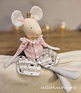 Hračky - Myšička princeznička - 16487416_