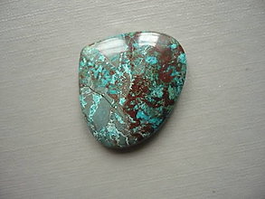 Minerály - Kabošon - chrysokol 27 mm, č.4f - 16486782_