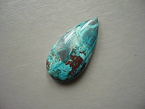 Minerály - Kabošon - chrysokol 30 mm, č.9f - 16486814_