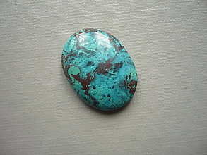 Minerály - Kabošon - chrysokol 20 mm, č.36f - 16486832_