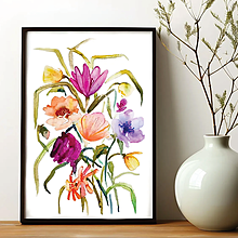 Obrazy - Akvarel - Floral composition no.1 - 16487120_