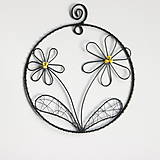 Dekorácie - kvety v kruhu- jarná dekorácia - 16491570_