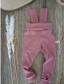 Detské oblečenie - Trakové legínky Malinová - 16490890_