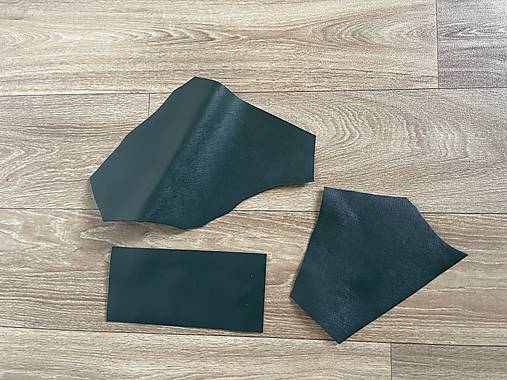 Suroviny - Zvyšky Saffiano "Dark Green" - 16491070_