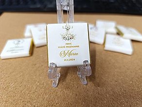 Darčeky pre svadobčanov - prvé sväté prijímanie - mini čokoládky - 16489357_