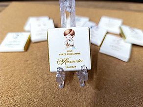 Darčeky pre svadobčanov - prvé sväté prijímanie - mini čokoládky - 16489386_
