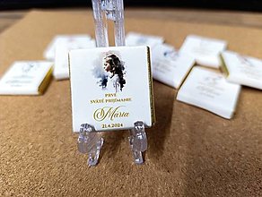 Darčeky pre svadobčanov - prvé sväté prijímanie - mini čokoládky - 16489798_