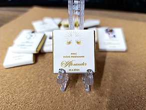 Darčeky pre svadobčanov - prvé sväté prijímanie - mini čokoládky - 16489803_