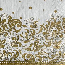 Papier - Zlaté ornamenty - 16491719_
