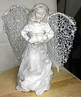 Kurzy - KURZ Originálna socha z Paverpolu, anjel, dáma 2.5.2024 - 16492794_