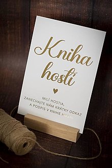 Papiernictvo - Ozdobná kartička - Kniha hostí - 16493728_