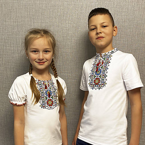 Detské oblečenie - Folkový set - chlapec a dievča - 16493759_