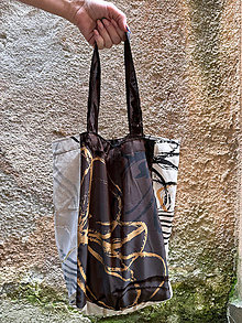 Nákupné tašky - Nákupná taška v hnedom, veľká - 16493561_