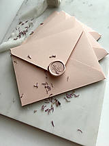 Papiernictvo - Obálky na svadobné oznámenia ručne robené ružové C6 (200g) - 16493078_