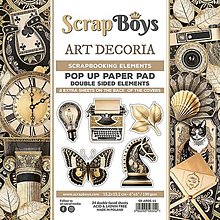 Papier - Scrapboys scrapbook papier 6x6 Art Decoria Pop Up - 16495967_