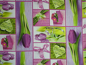 Textil - Tulipán digi - 16494580_