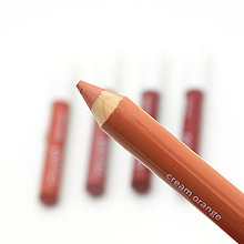 Dekoratívna kozmetika - Rúž na pery v ceruzke (cream orange) - 16495375_
