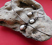 Sady šperkov - Souprava perlová v mědi - 16495788_