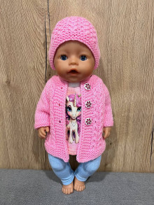 Hračky - Oblečenie pre bábiku BABY BORN 43 cm  - sl. ružový - 16494577_