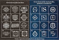 Nádoby - Personalizované Poháre na Whisky Set Sottile – 4 Poháre, Kamene - 16494506_