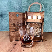 Nádoby - Personalizovaný Pohárový Set na Whisky/ Rum – Sottile - 16495360_