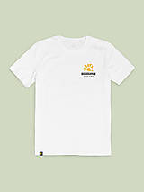 Topy, tričká, tielka - Unisex tričko Golden treasure - Biela - 16494286_