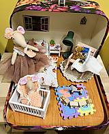 Hračky - Čarovný kufrík s myškou a bábom - 16494200_