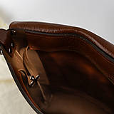 Batohy - Kožený batoh Lara (dollaro brown) - 16497354_